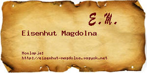 Eisenhut Magdolna névjegykártya