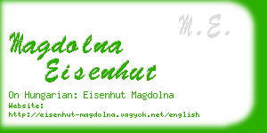 magdolna eisenhut business card